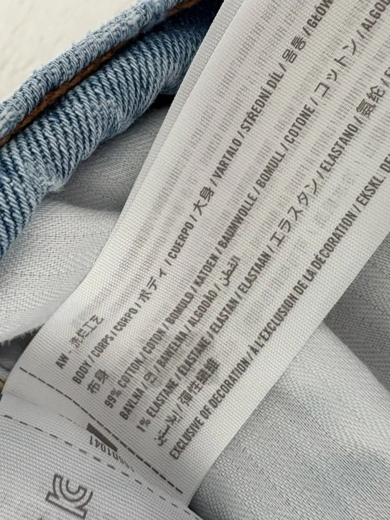 Abercrombie & Fitch Distressed 90s Relaxed Jean High Rise - Picture 8 of 8